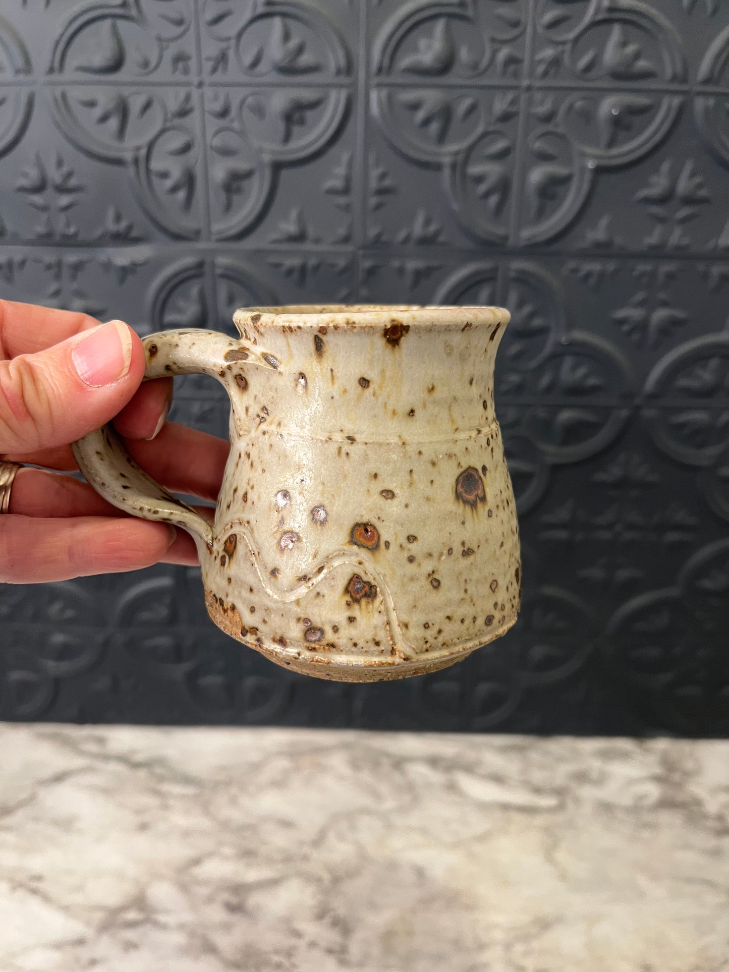 Small Studio Pottery Grey Mug