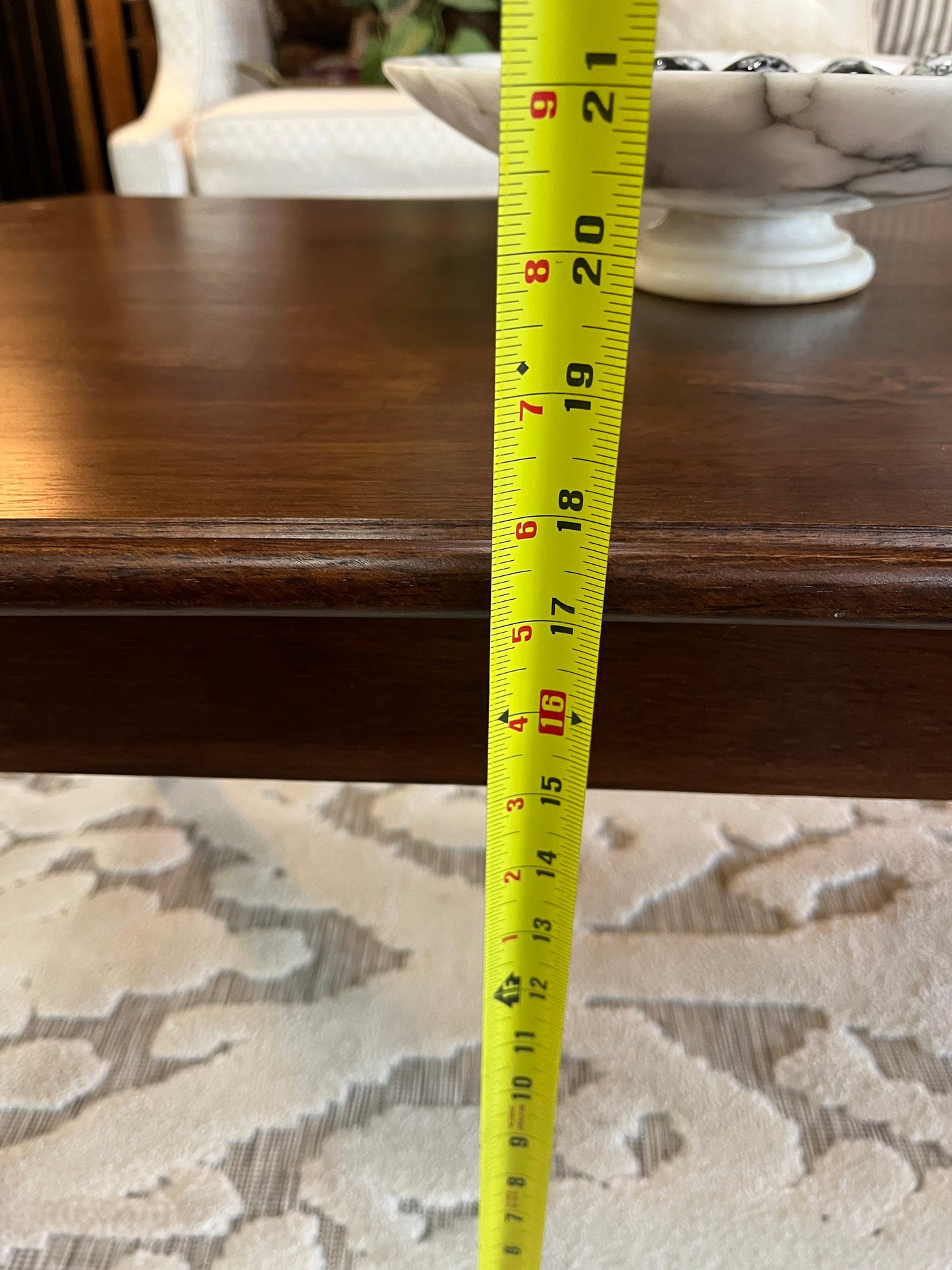 Dark Wood  Rectangle Coffee Table