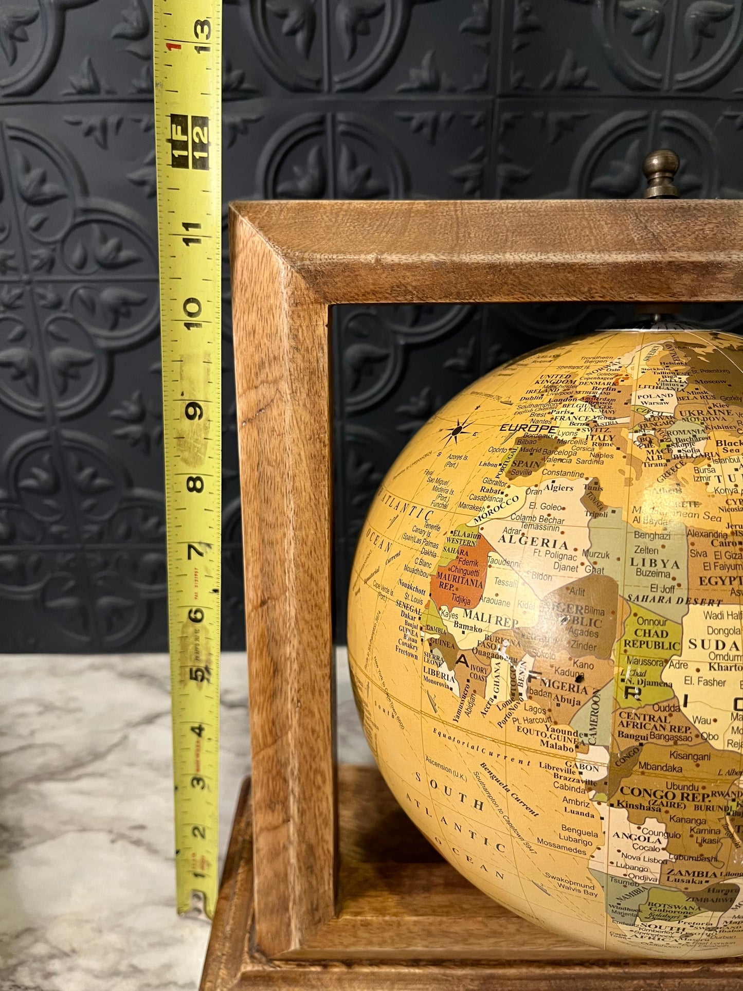 Wooden Framed Globe