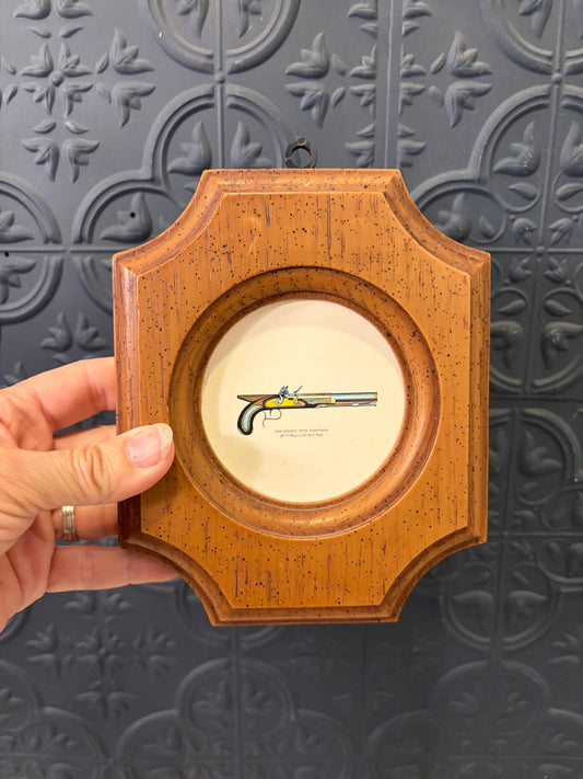 Saw Handle Type Flintlock Wall Hanging