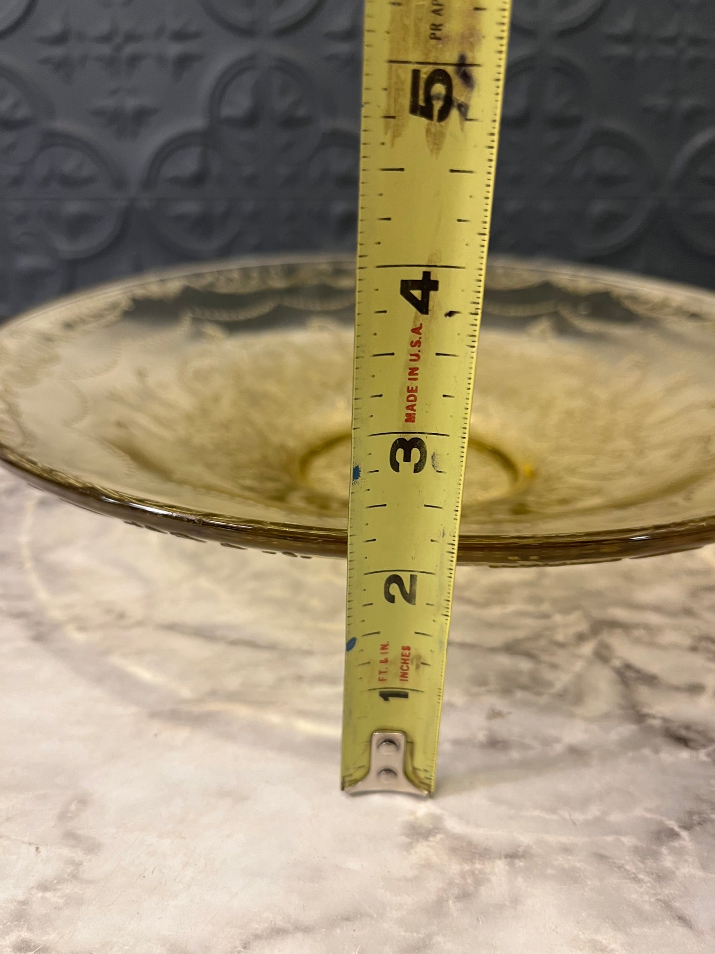 Federal Depression Glass Madrid Plate