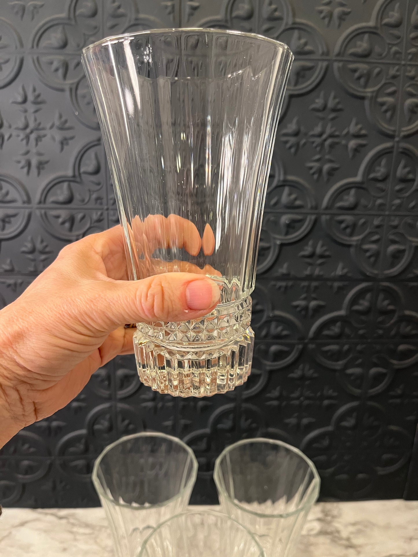 Cristal D'arques Durand Victoria Glasses x 4