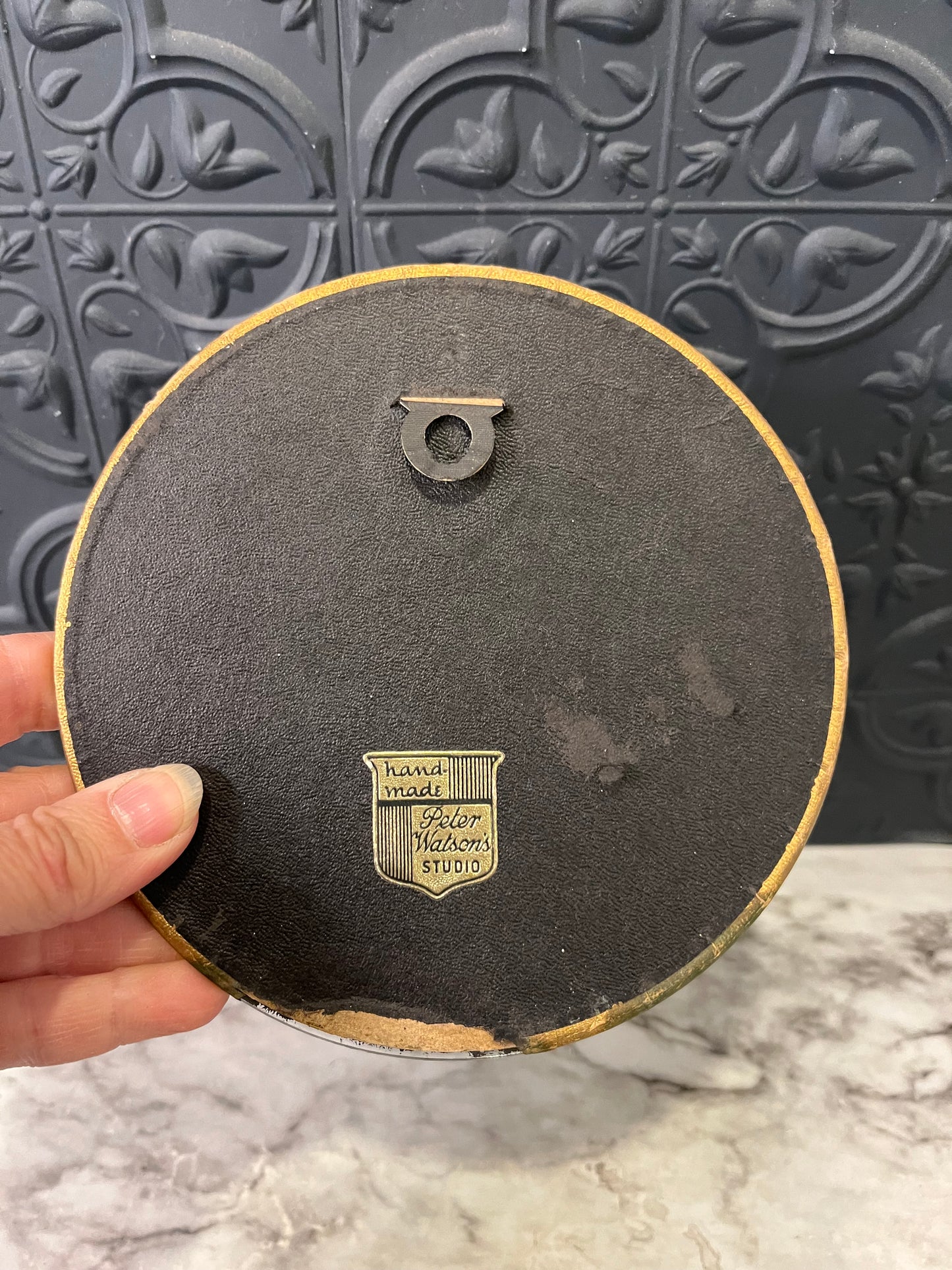 Mol's Coffe House Hanging Convex Glass