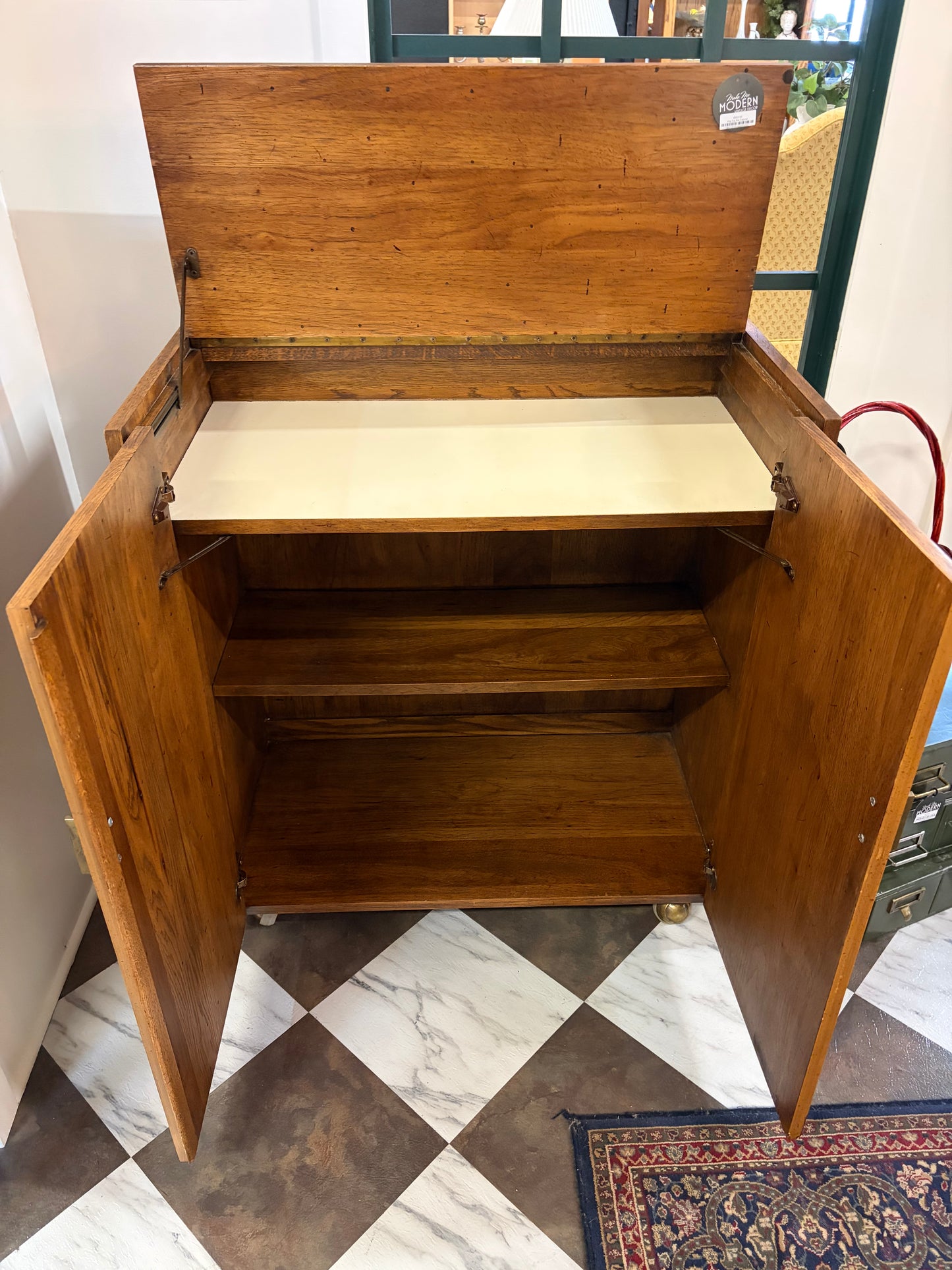 Flip Top Bar Cabinet
