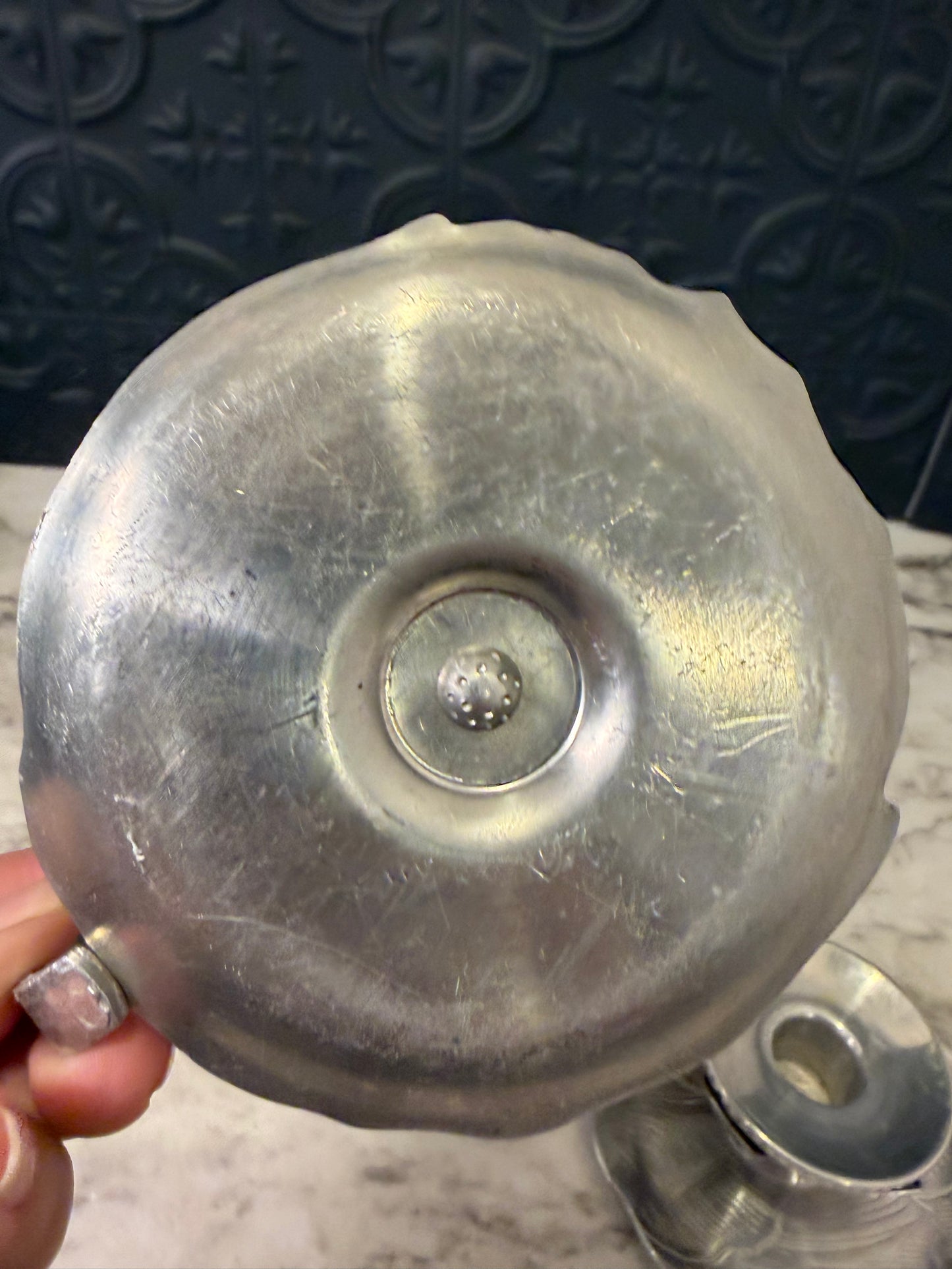 Pressed Aluminum Chamberstick Set