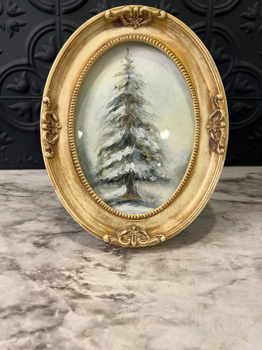 Snowy Evergreen by Jessie