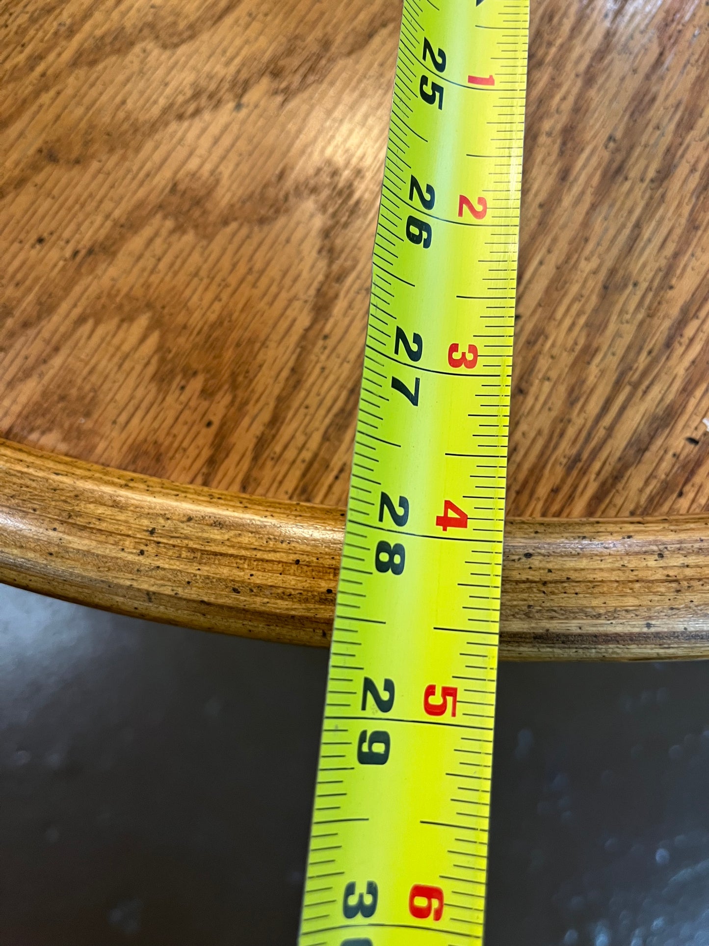 Round Oak Bentwood Side Table by Howard
