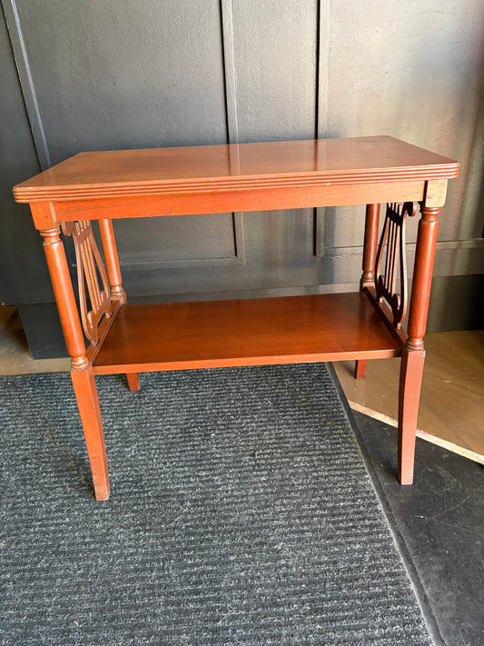 Vintage Harp Side Table