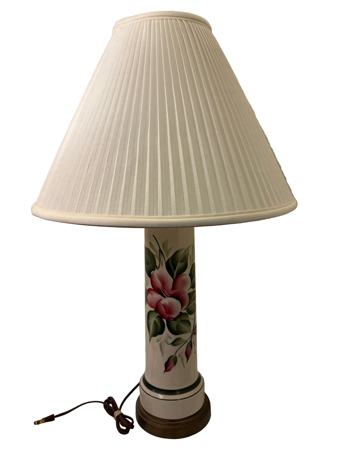 Porcelain Floral Lamp Base