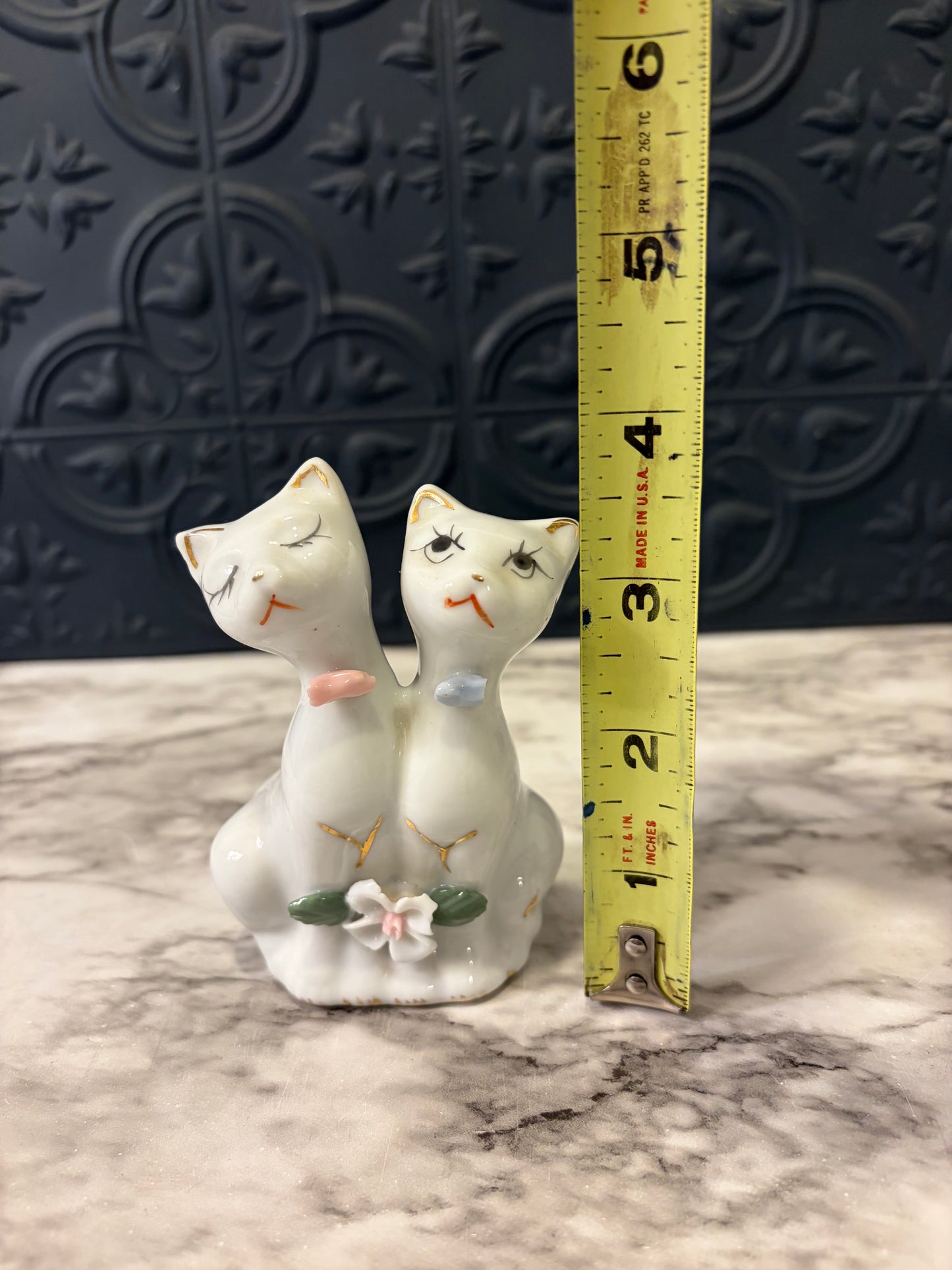 Bone China Cat Figures