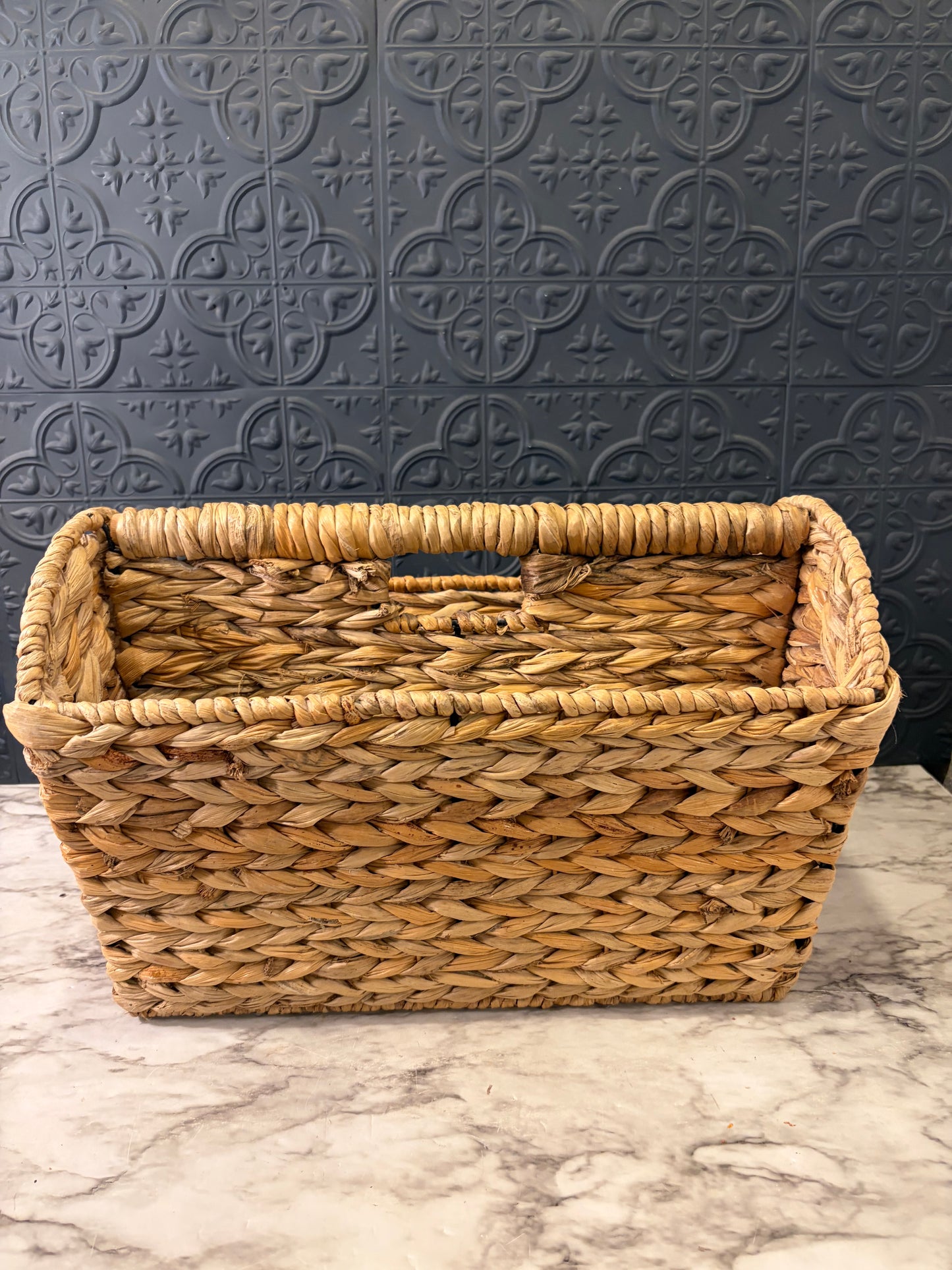 Woven Sea Grass Magazine Holder