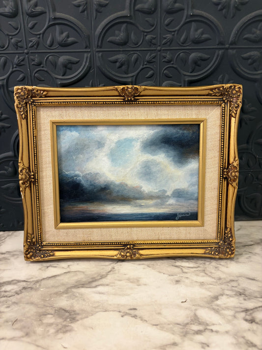 Cloudscape over Water Original Painting by Jessie