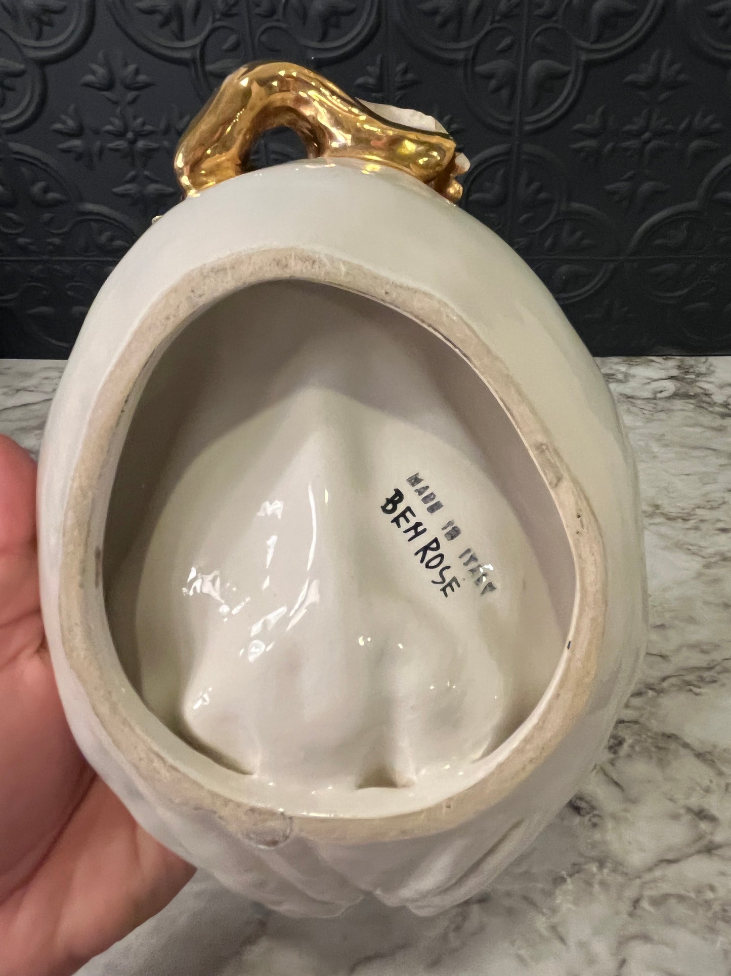 Italian Cupped Hands Trinket Dish