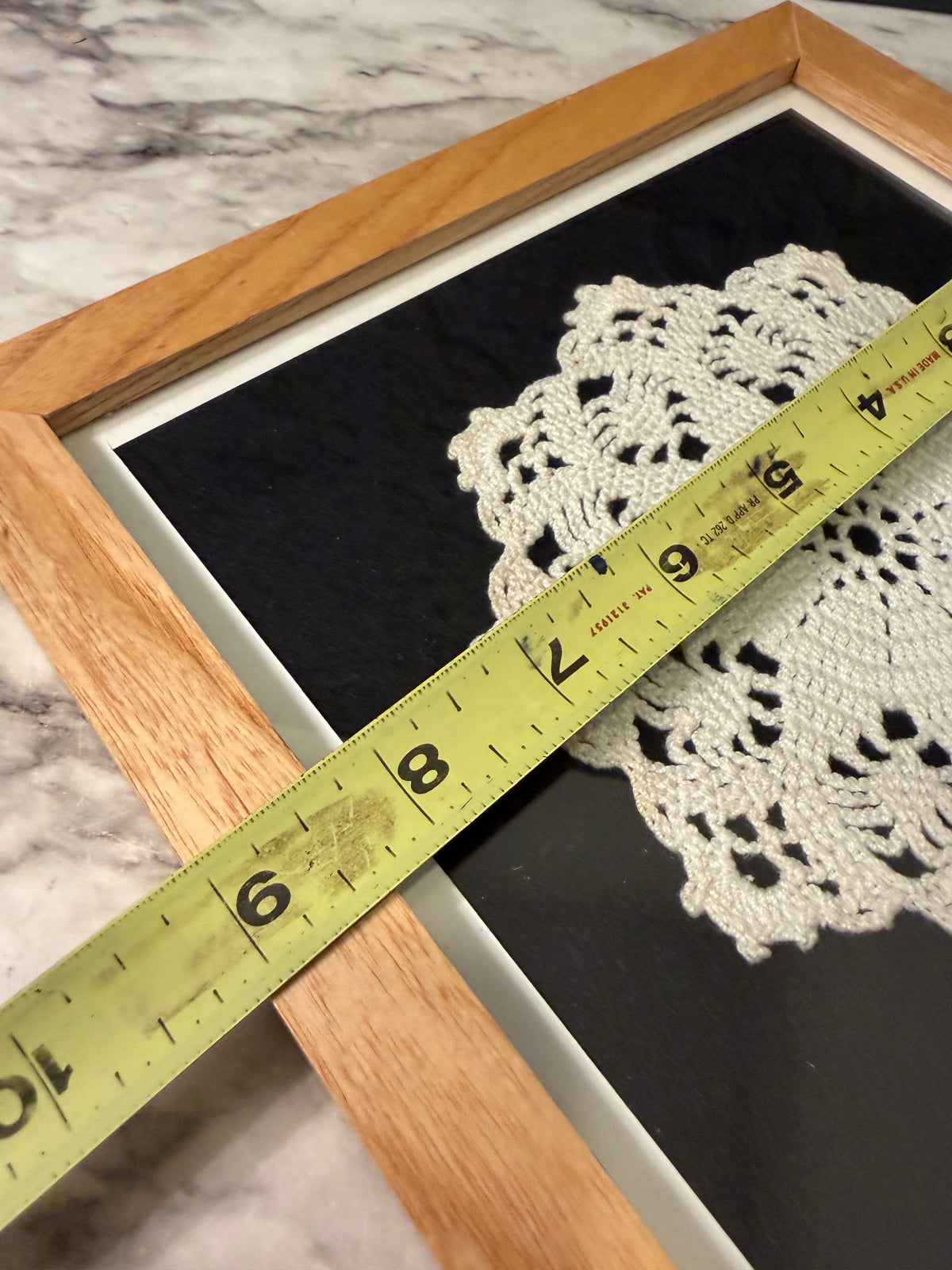 9" Framed Doiley Light Frame