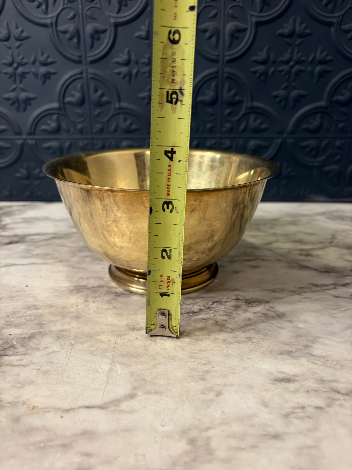 3.25 Brass Pedestal Bowl