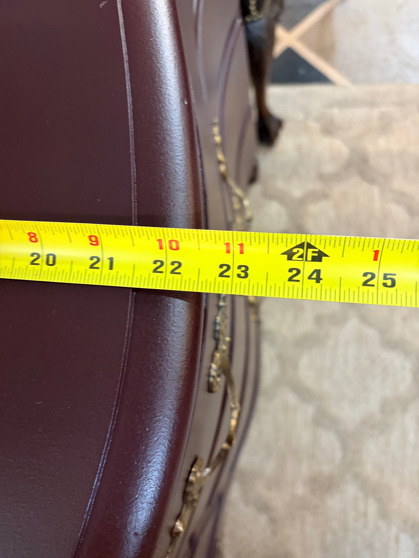 Dark Mahogany Painted National Furniture Dresser