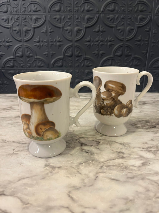 Set of 2 Mushroom Mugs