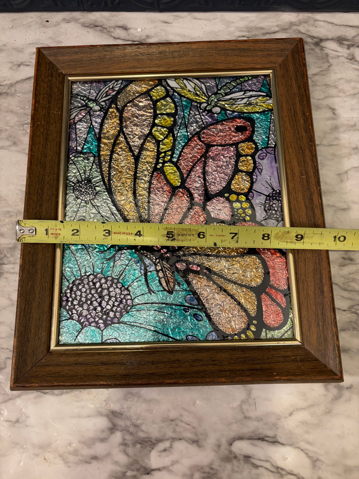 Butterfly Foil Paint by Numbers Framed