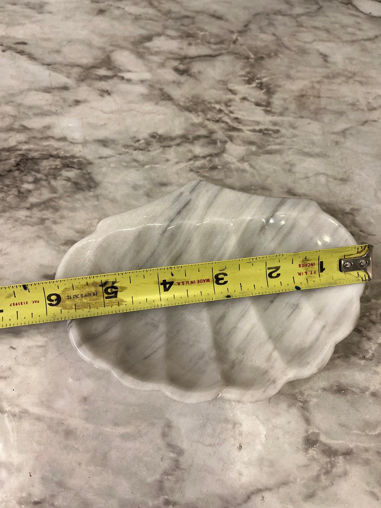 Marble Sea Shell Soap Dish