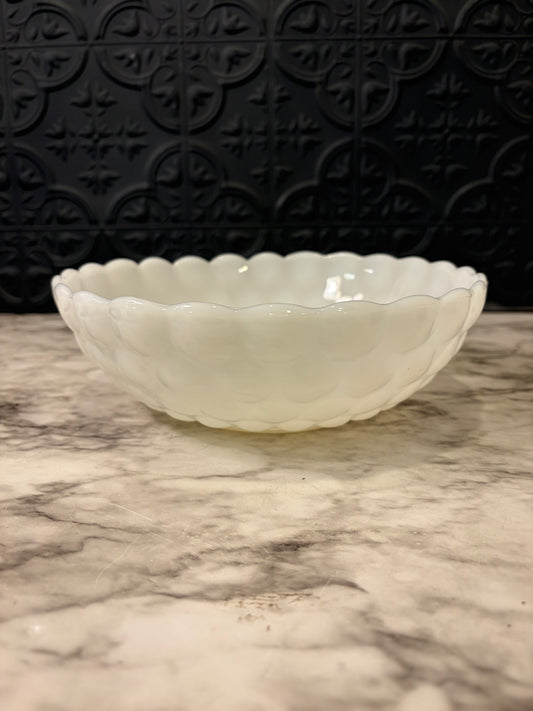 Anchor Hocking Milkglass Bubble Bowl
