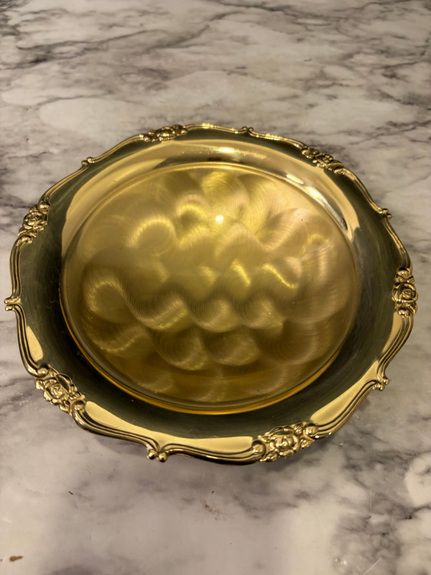 Contempo Brass Footed Bowl