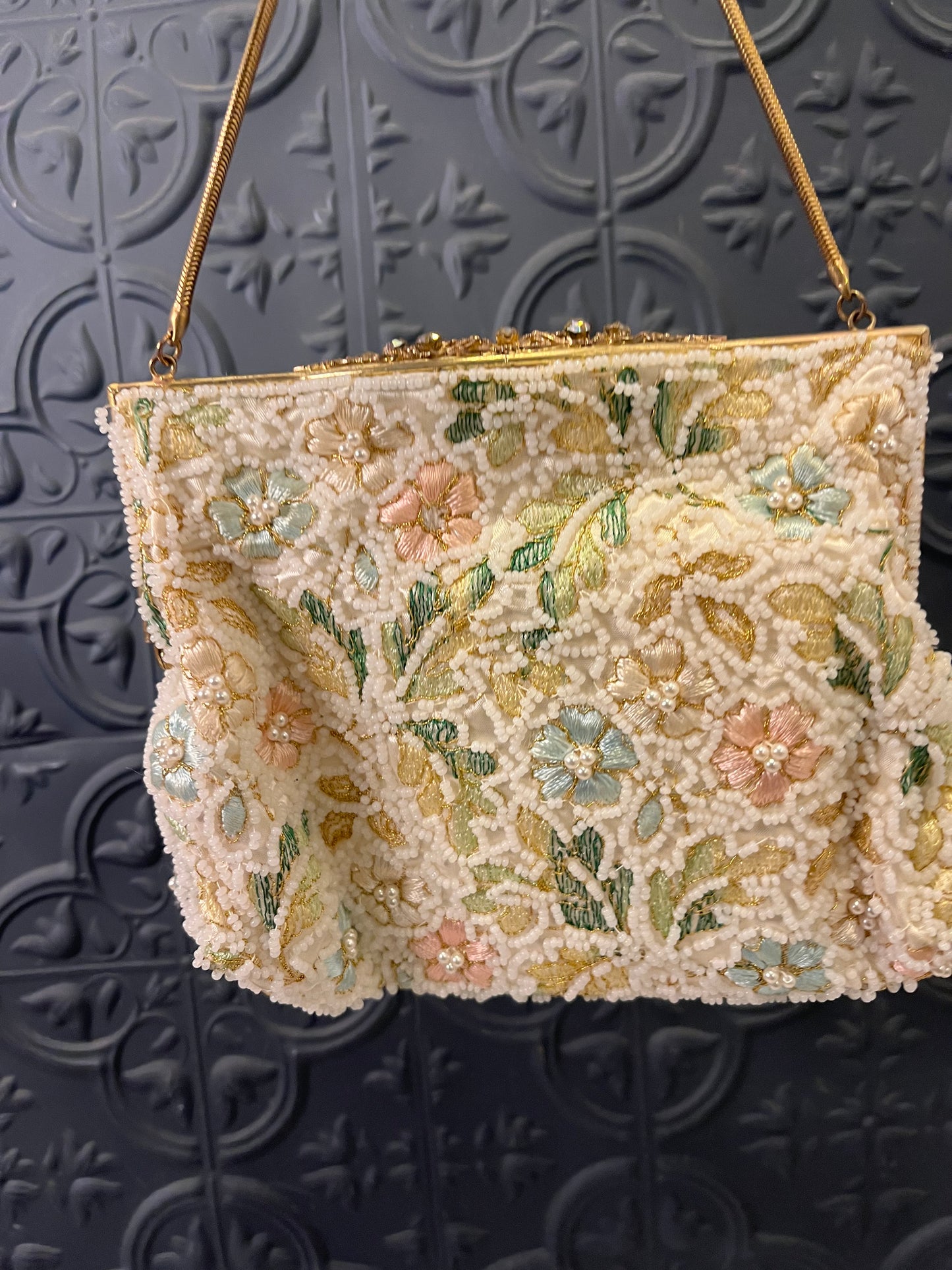 Delill Beaded Handbag