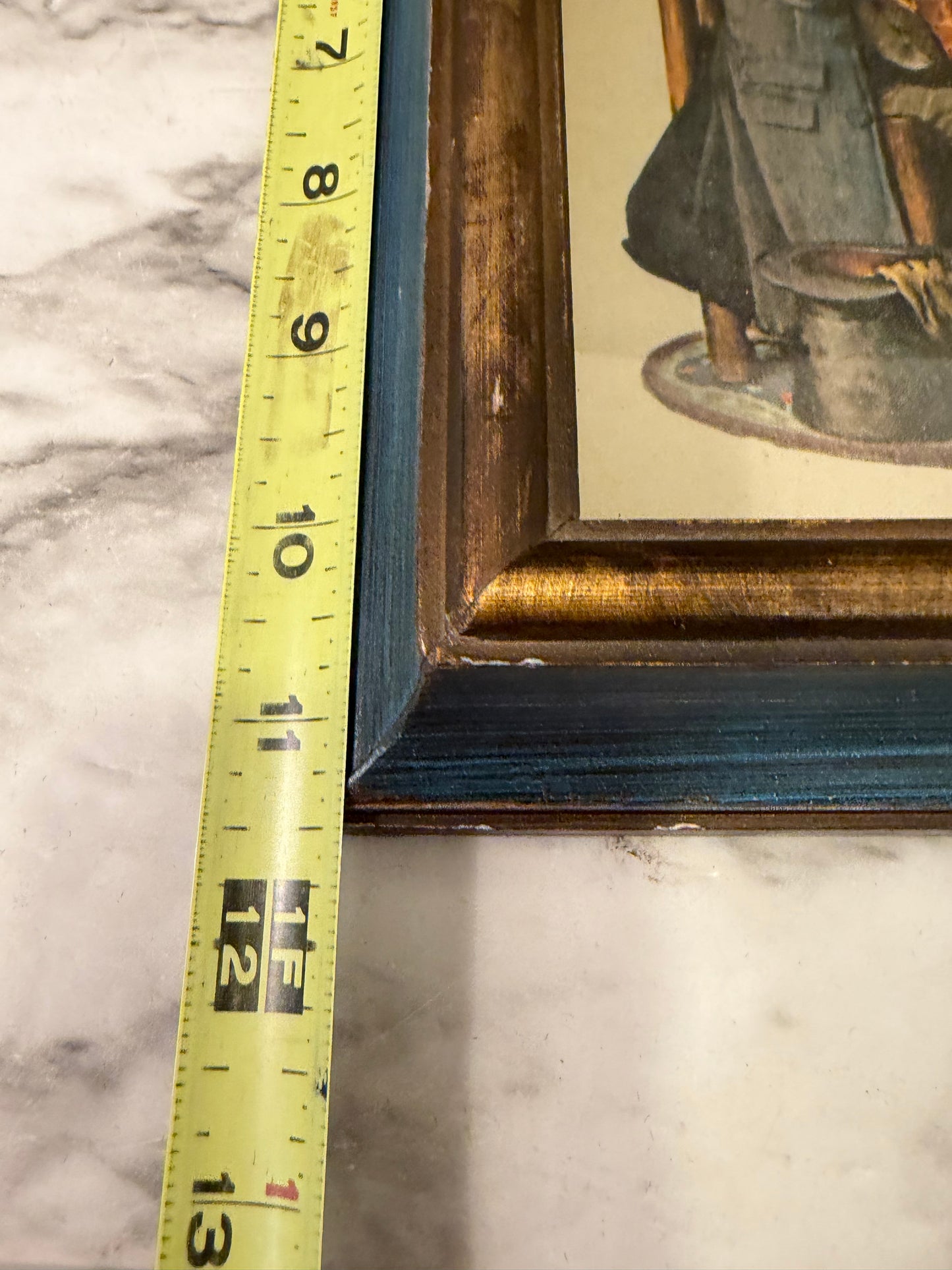 Rockwell's Tea for Two Print in Deep Frame