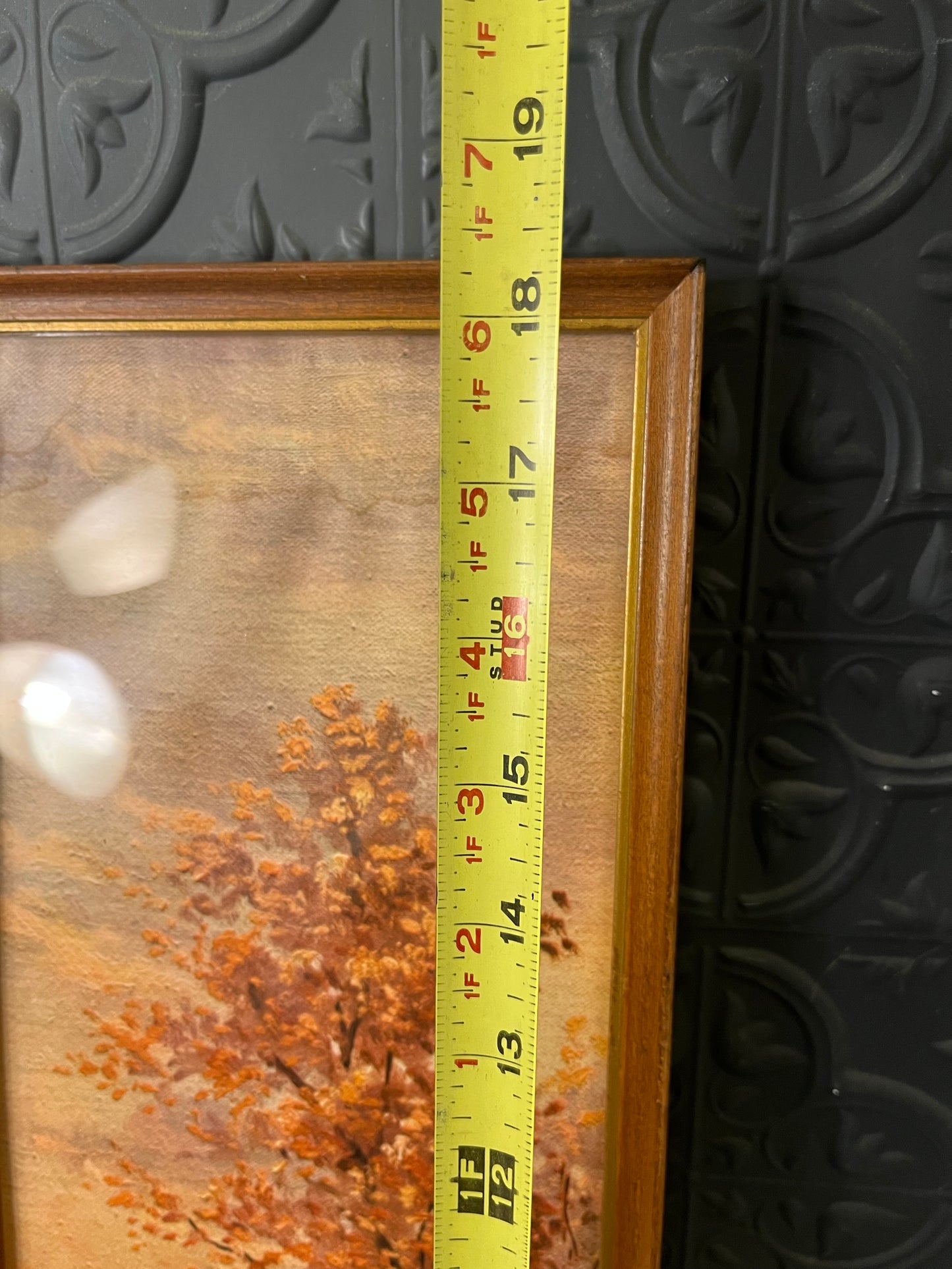 C Regan Framed  Season Print  Fall