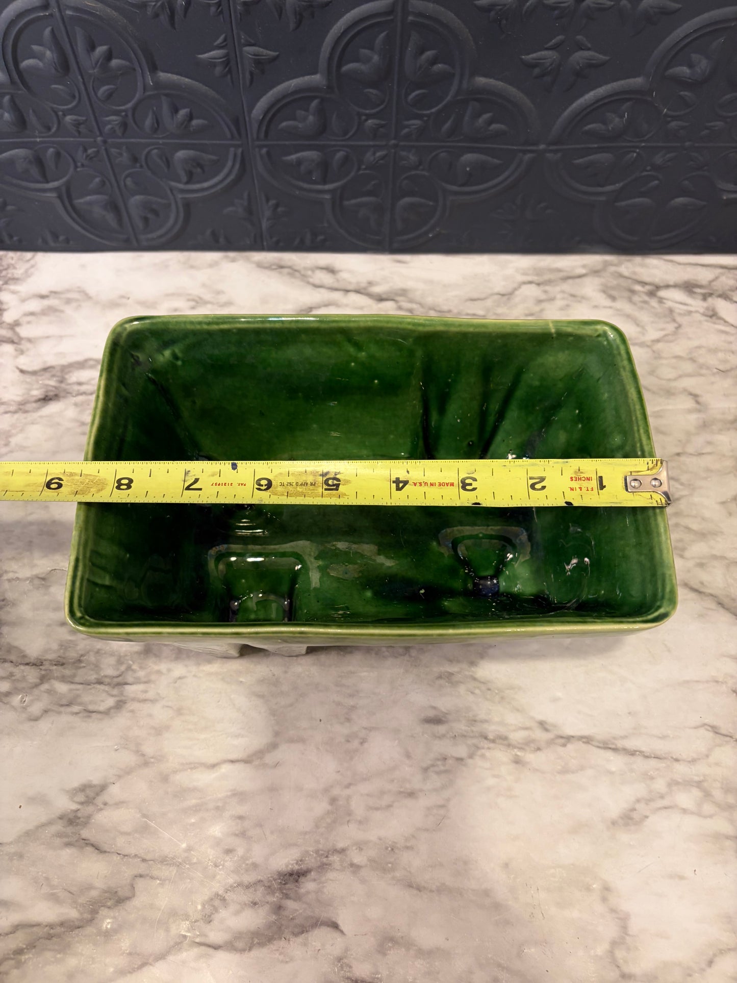 Cookson Green Pottery Planter