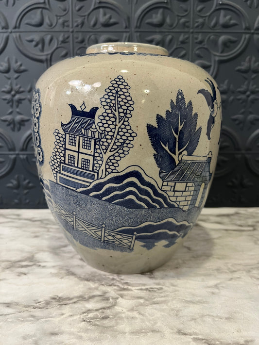 Grey and Blue Vase 1940's