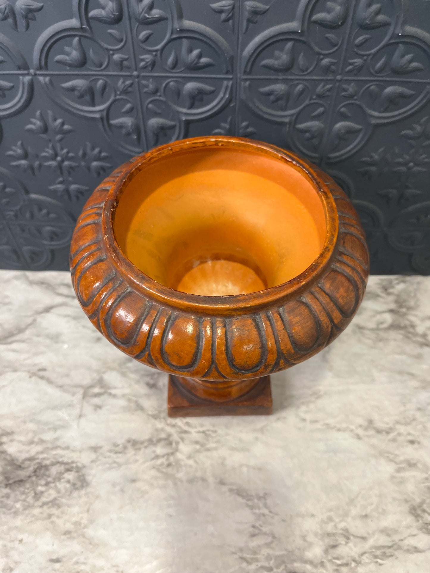 Ceramic Brown Trophy Planter