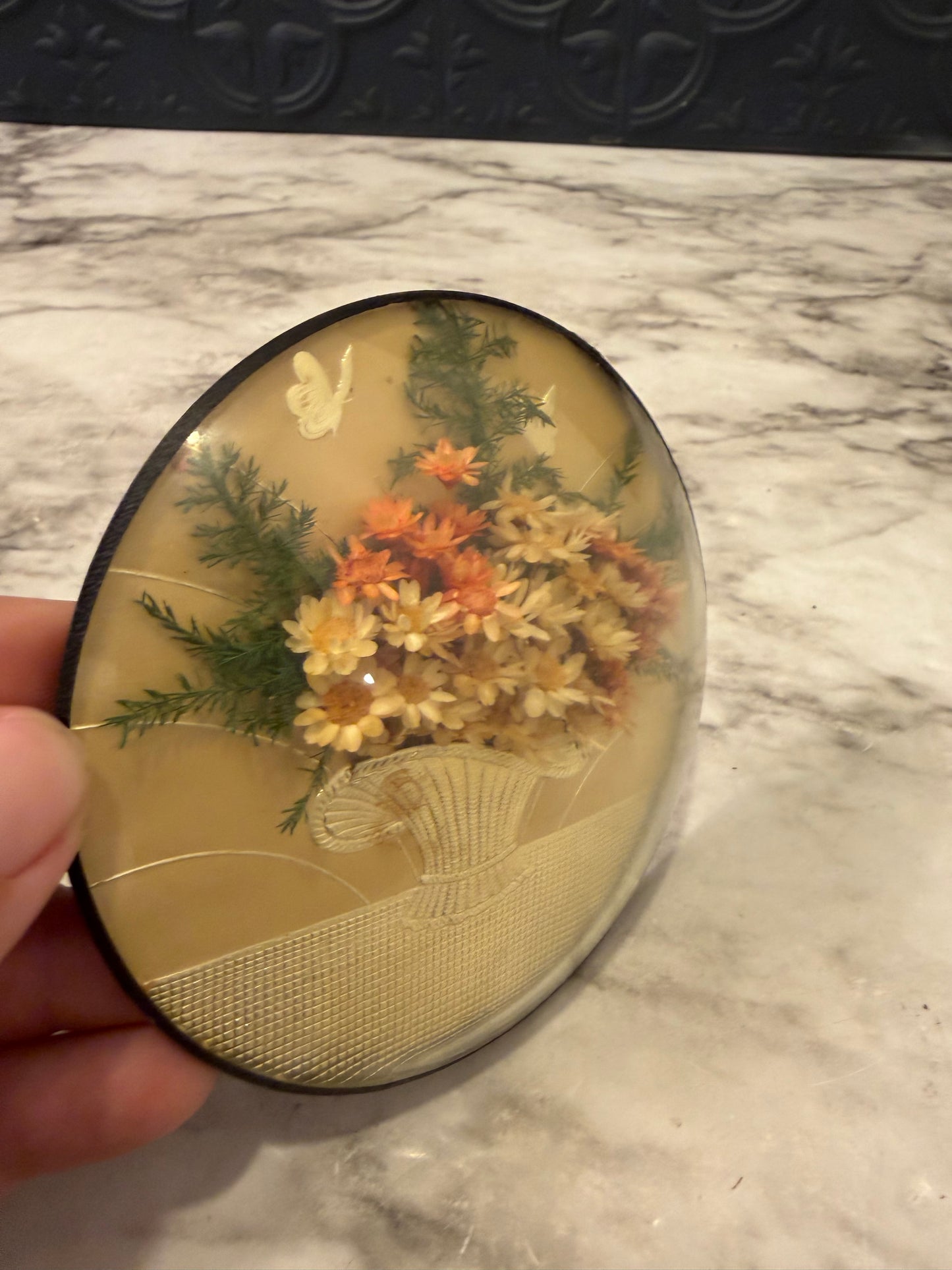 Mini Bubble Glass Dried Floral