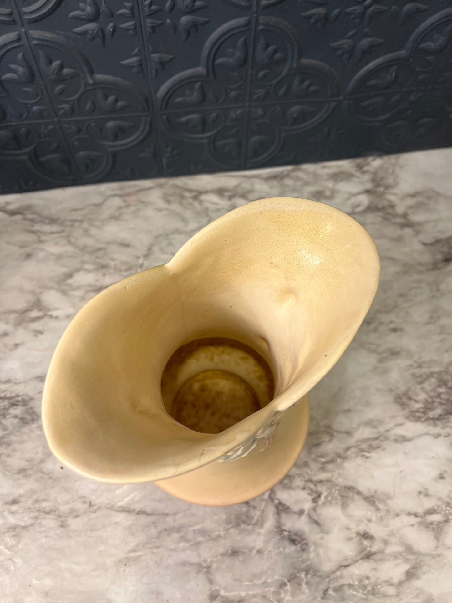 Hull Pottery Wild Flower Double Handle Vase AS IS