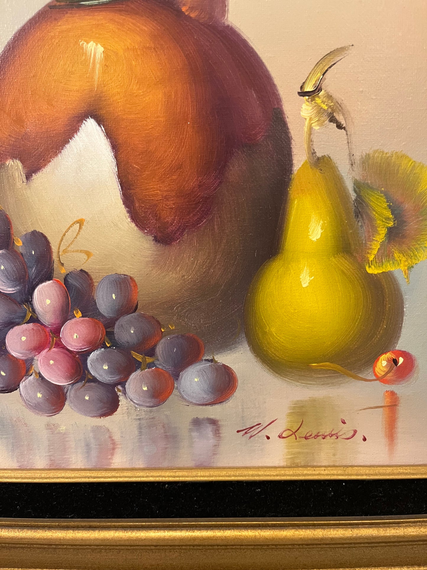 Still Life Painting by W Lewis Signed