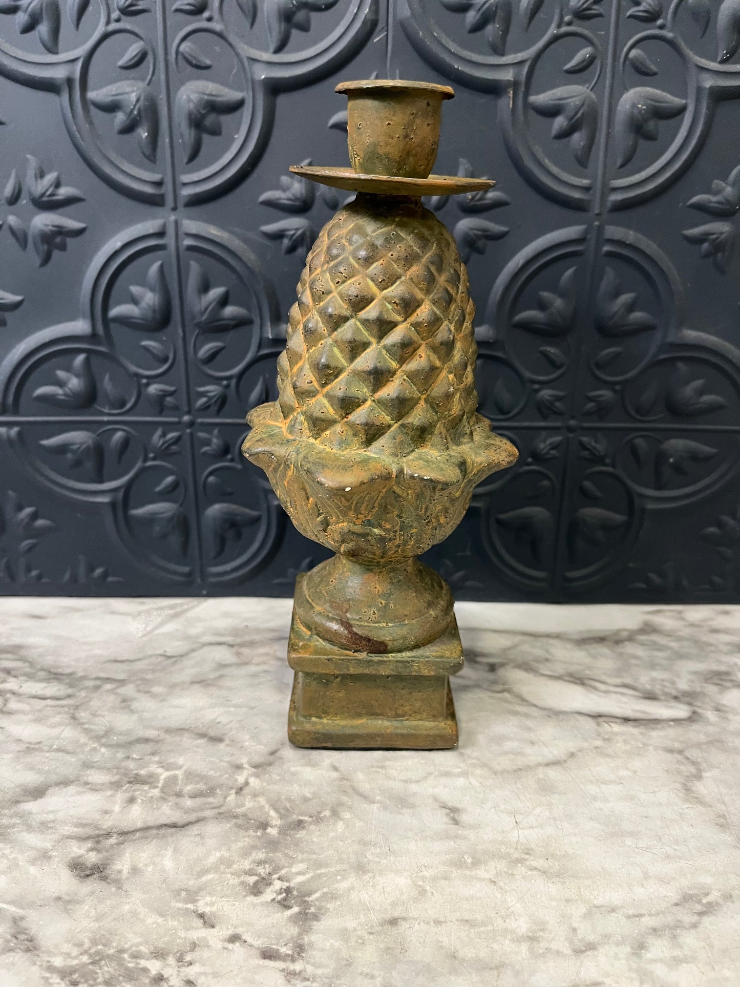 Metal Artichoke Candle Holder