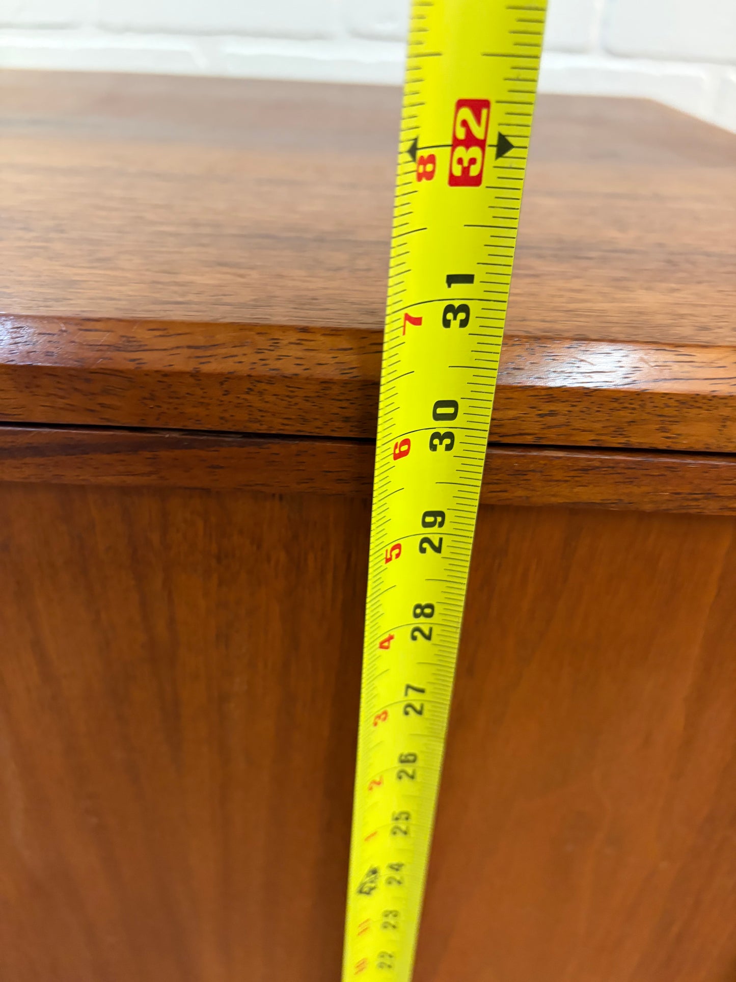 Mid Century Walnut Cabinet  Dimensions by West Michigan Furniture Co