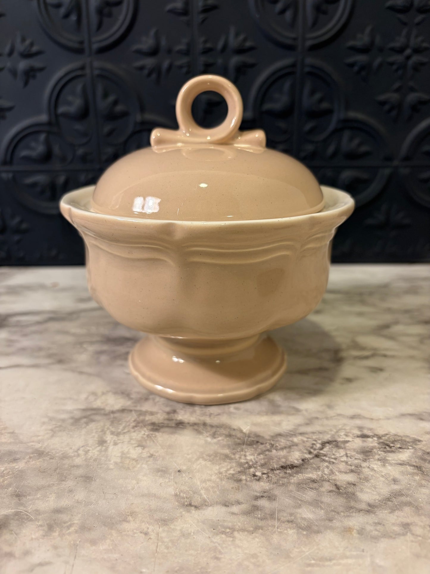 Mikasa Country Home Footed Dish with lid