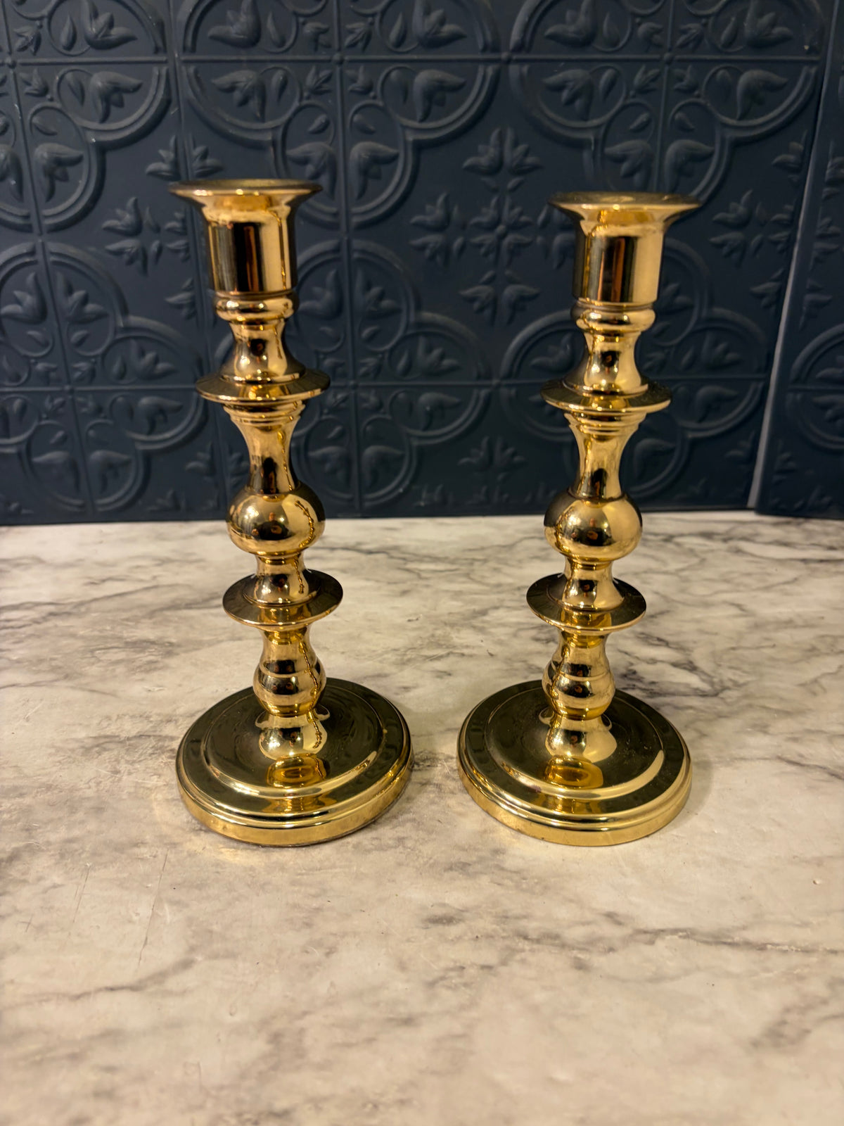 Baldwin Brass 7.5" Candlestick Pair