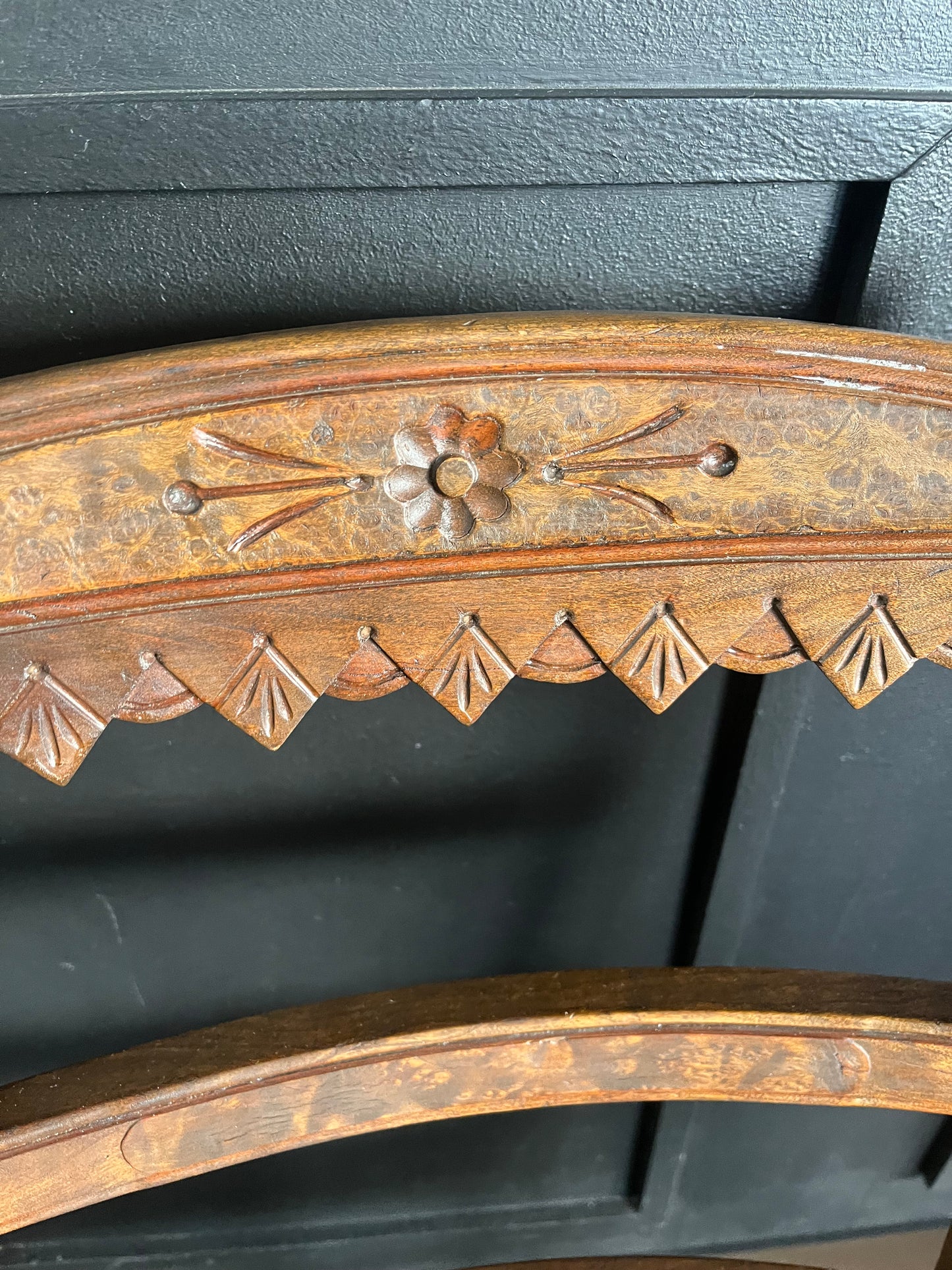 Eastlake Chair with Embroidered Seat