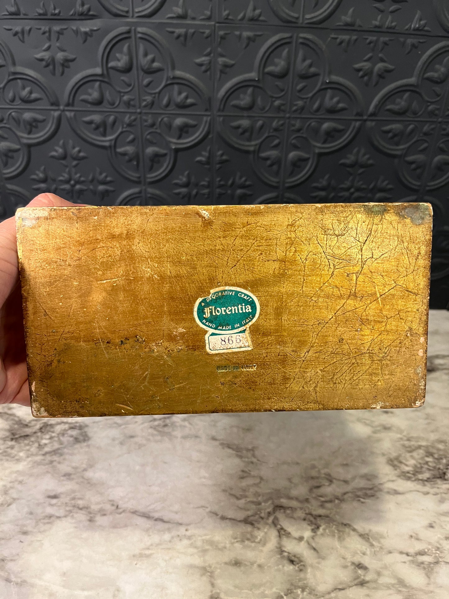 Italian Florentine Desk Caddy