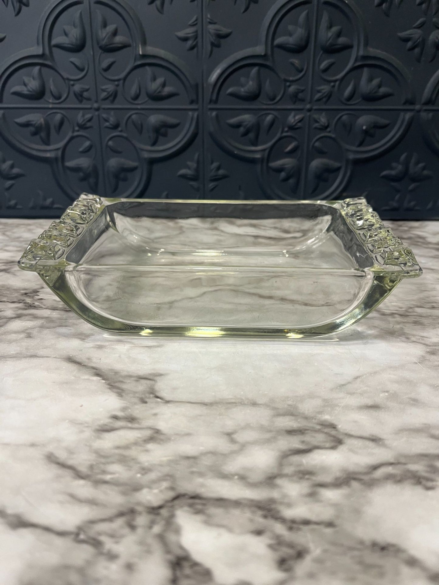 Vintage Glass Ashtray