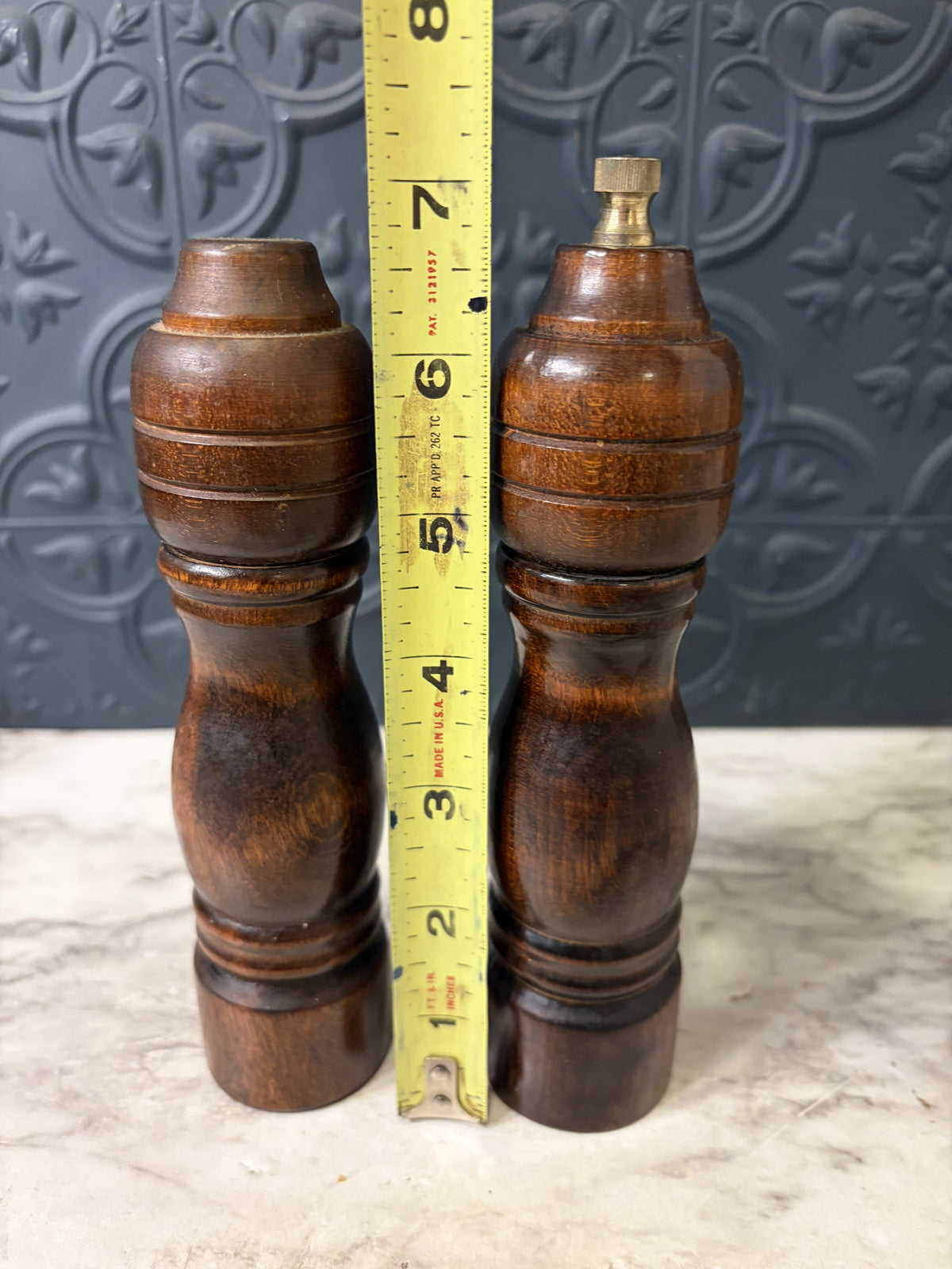 7" Wood Salt and Pepper Grinder