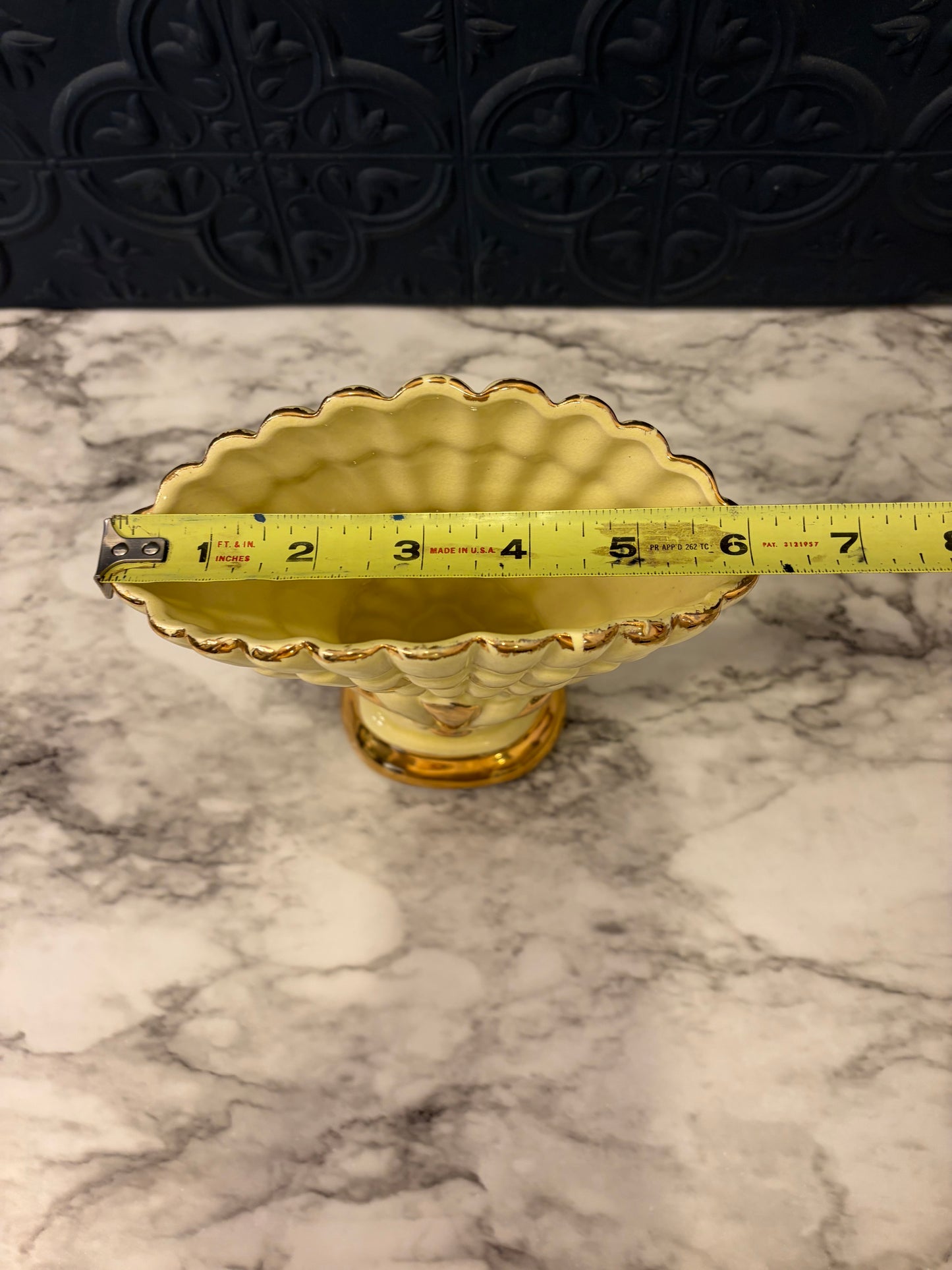 Yellow and Gold Vantage Vase