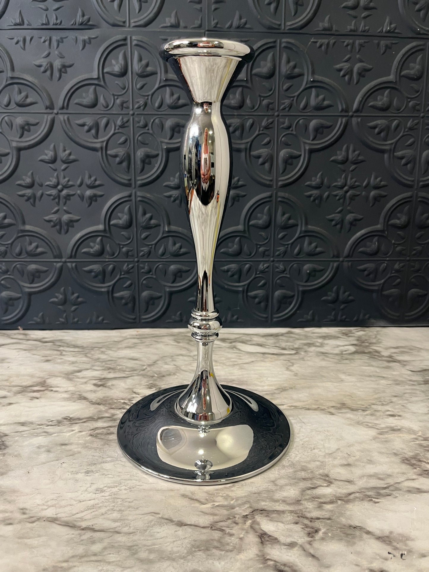 Partylite Tall Silver Plate Candle Holder