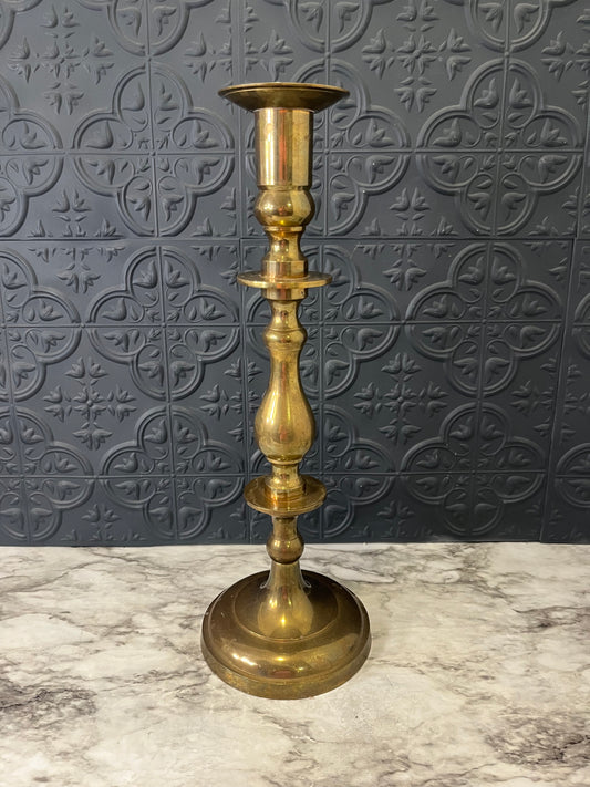 Brass Candle Holder 15.5"