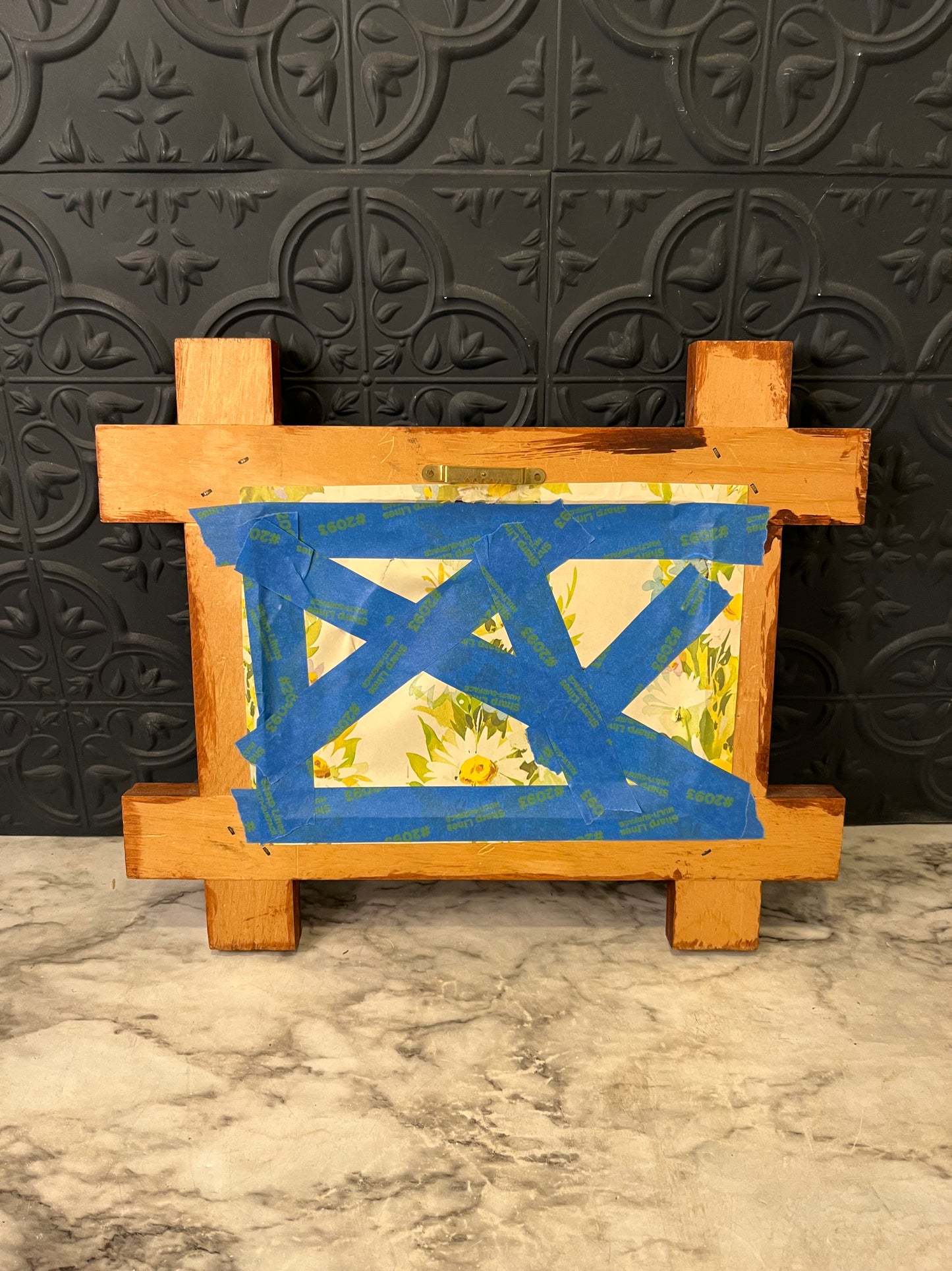 Original Painting by  Woods in Handmade wooden Frame