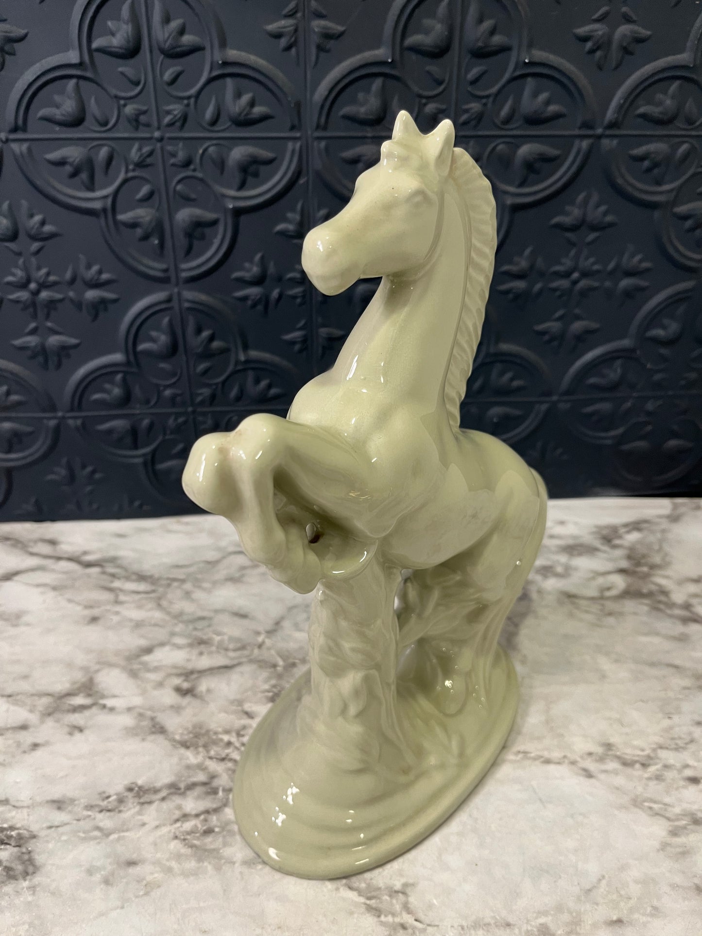 Light Green Ceramic Horse