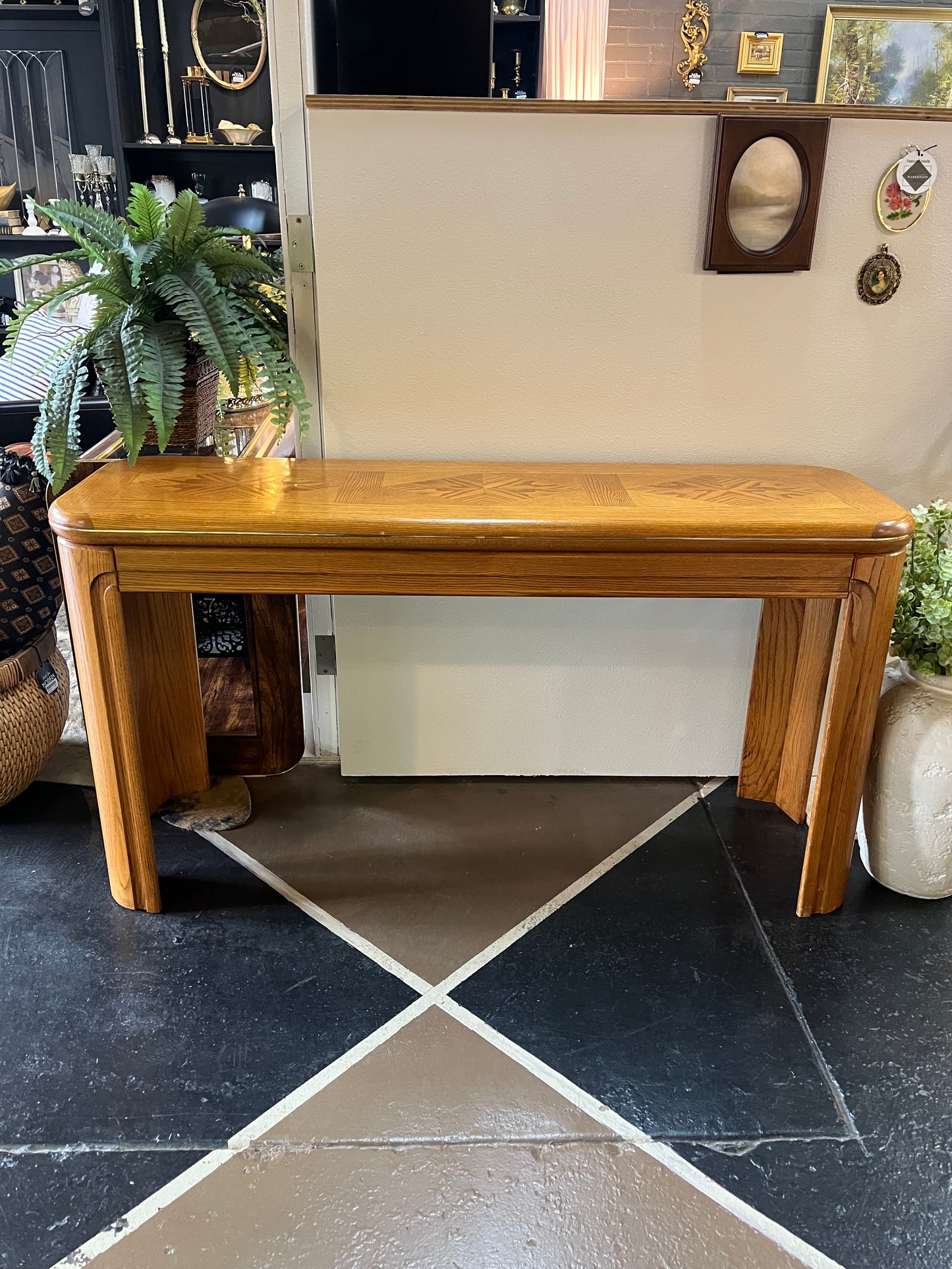 Oak  Entry Table