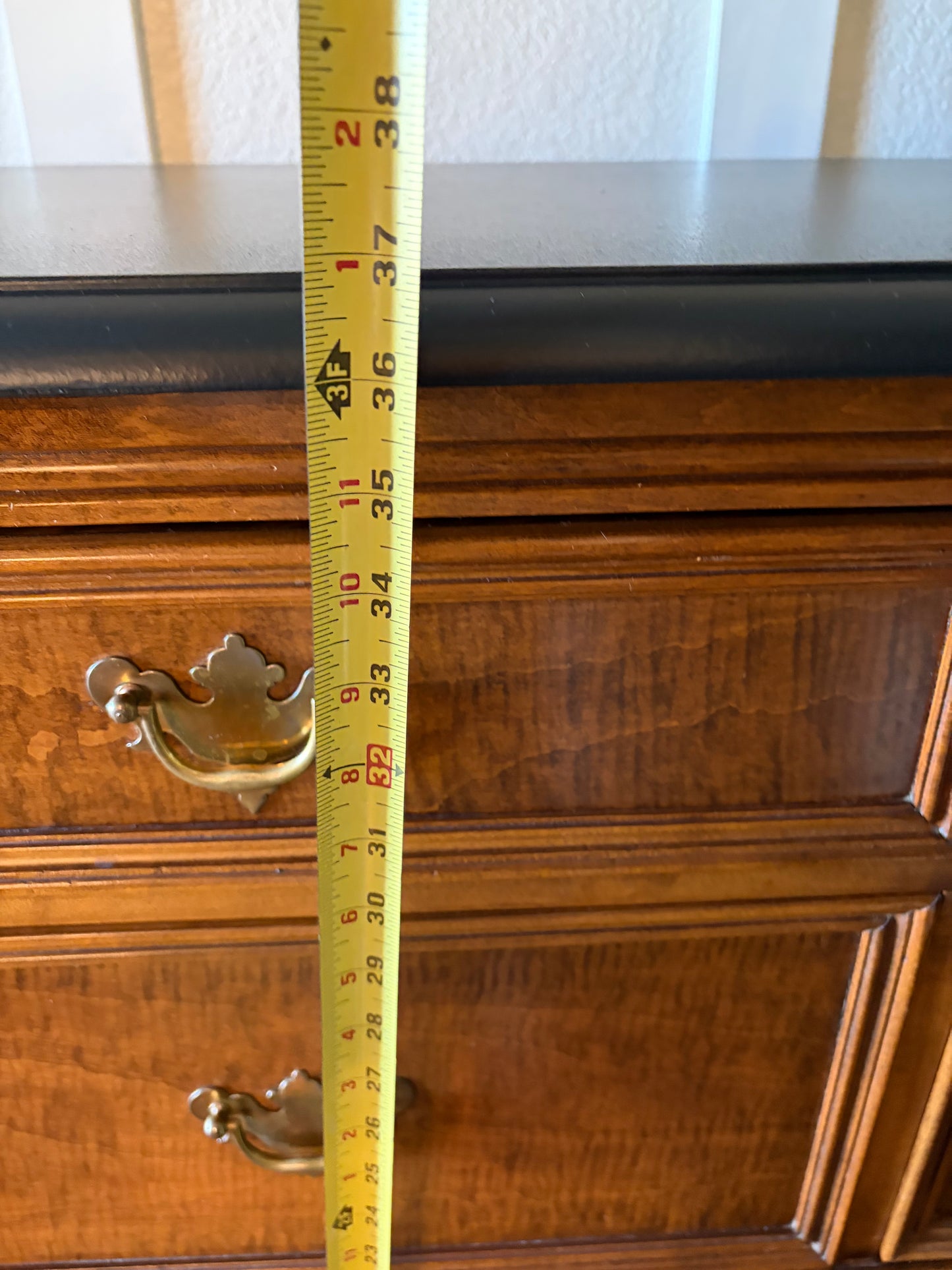 Buffet by Baker with Black Paint Accents