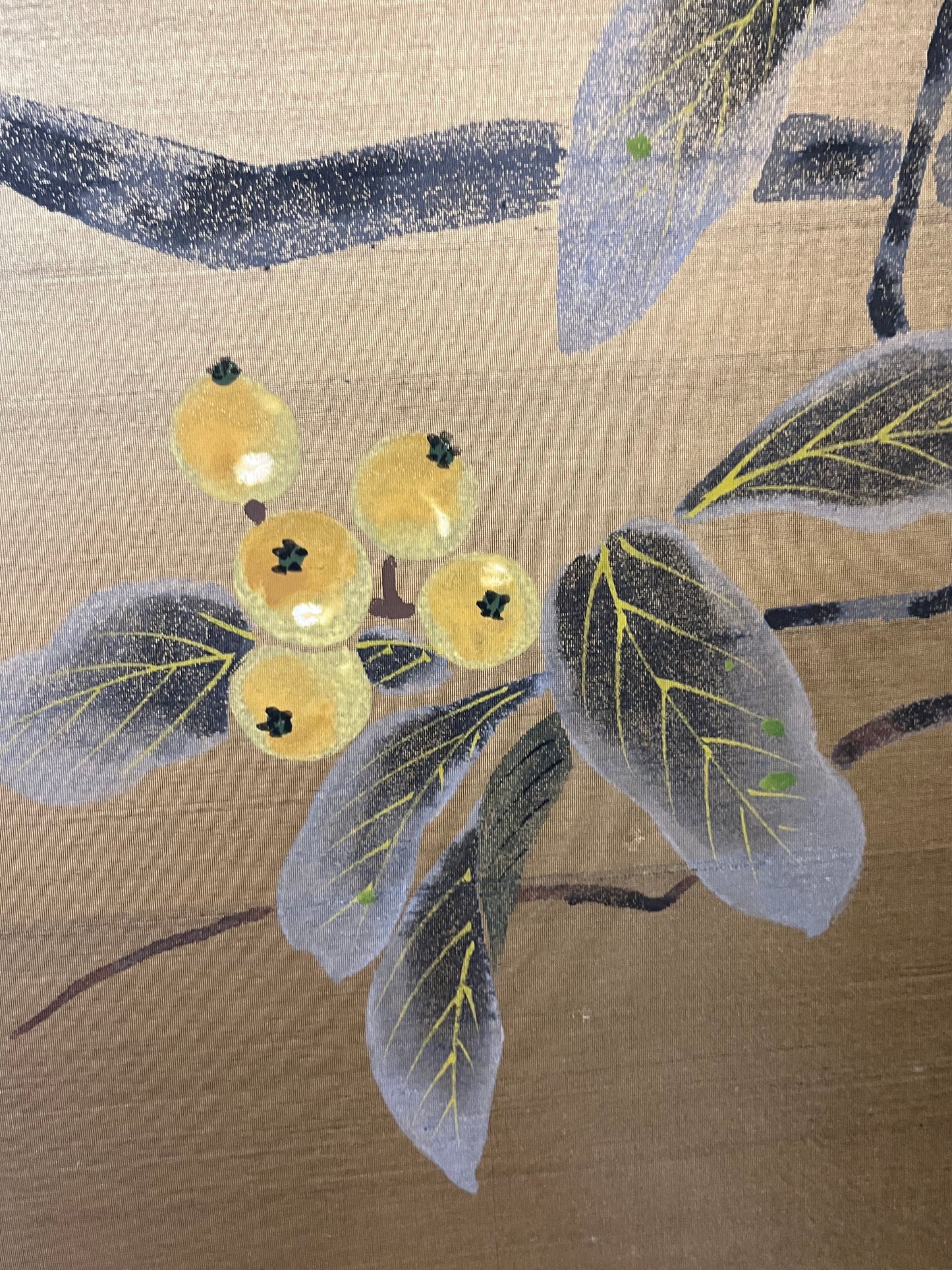 Japanese Showa 4-Panel Folding Screen